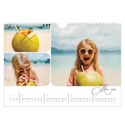 Fotokalender A4 — Momentopnamen en schrift [omslag]