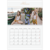 Fotokalender A4 Dubbel (30 x 40 cm) — Gouden banner [Februari]