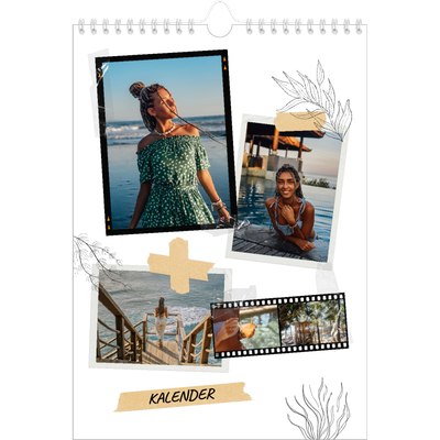 Fotokalender A4 (20 x 30 cm) — Plakboek flair [omslag]