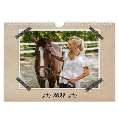 Fotokalender A4 — Foto's met plakband [omslag]