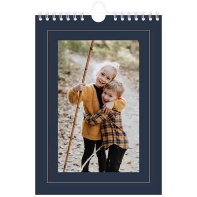 Fotokalender A5 — Pruisisch blauw [omslag]