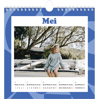 Jaarkalenders vierkant — Speelse patronen [omslag]