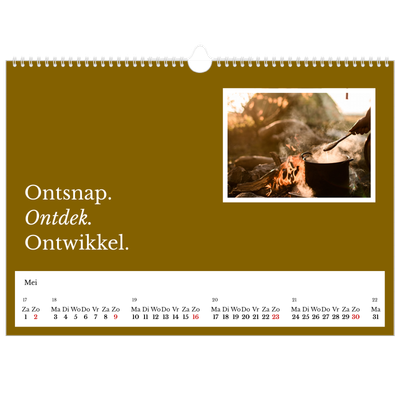 Fotokalender A3 — Redactionele Aarde [Mei]