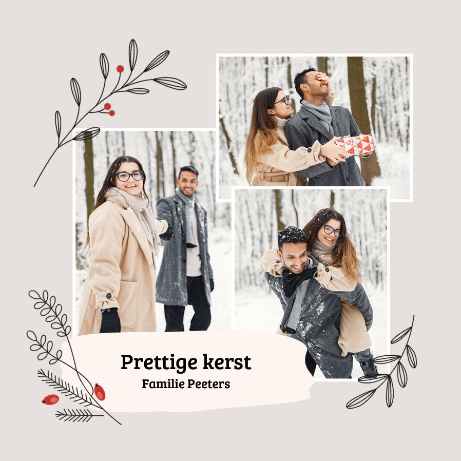 Fotokaarten — Vrolijke kerst