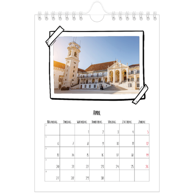 Fotokalender A5 — Plakboekmomenten [April]