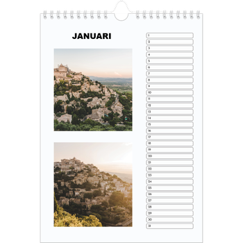 Fotokalender A4 — Eenvoudige foto