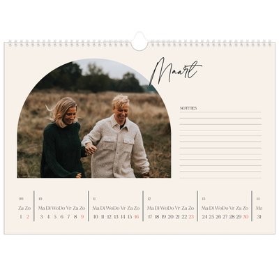 Fotokalender A3 — Boog van herinneringen [Maart]