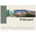 Fotokalender A3 — Bezienswaardigheden van de wereld [Februari]