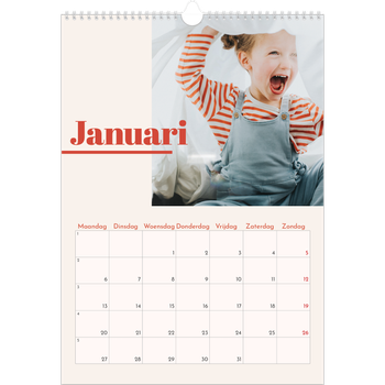 Fotokalender A3 — 90s nostalgie