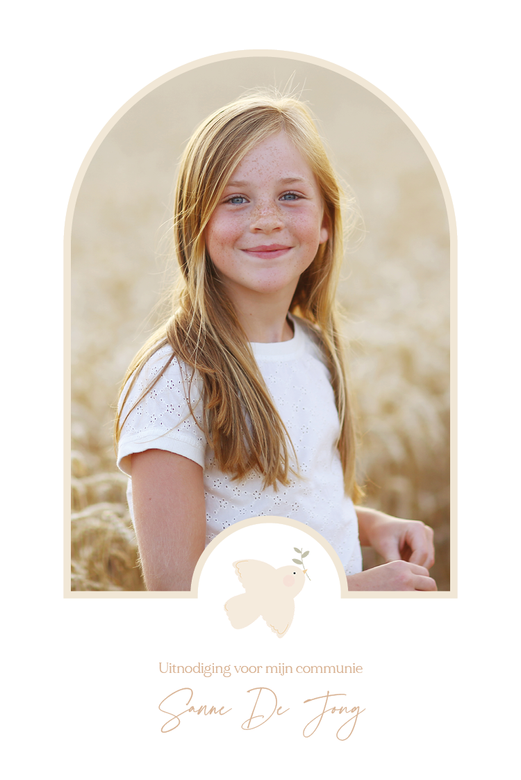 Uitnodigingen — Vliegend duifje