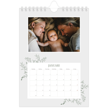 Fotokalender A5 — Hand gemaakte bloemen