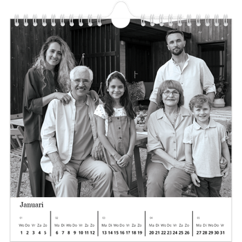 Fotokalender Vierkant — Focus