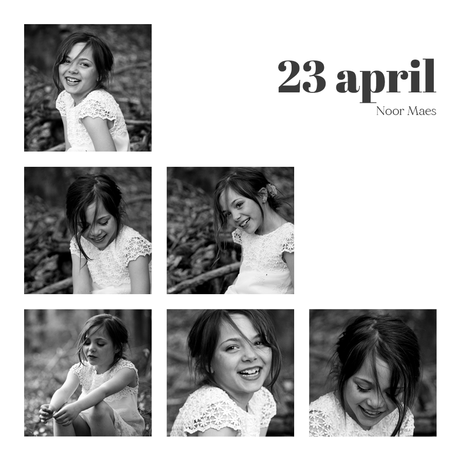 Bedankkaarten — Diagonale datum