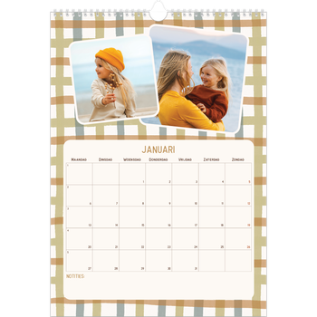 Fotokalender A3 — Retro patronen