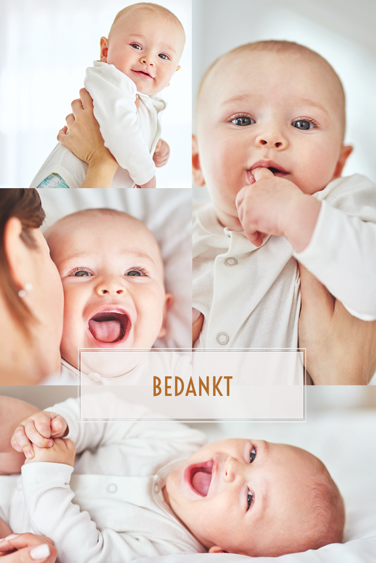 Bedankkaarten — Kijk eens wie daar is!