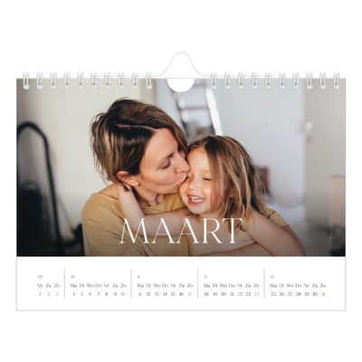 Fotokalender A5 — Twaalf grote maanden [Maart]