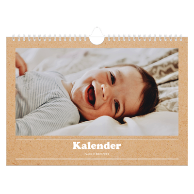 Fotokalender A4 — Magazine stijl [omslag]