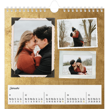 Fotokalender Vierkant — Fotocollage