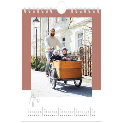 Fotokalender A5 — Aardse frames [April]