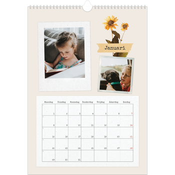 Fotokalender A3 — Vintage scrapbook