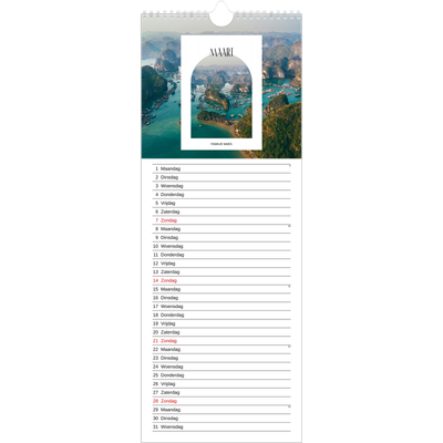 Smalle kalender  — De open boog [Maart]