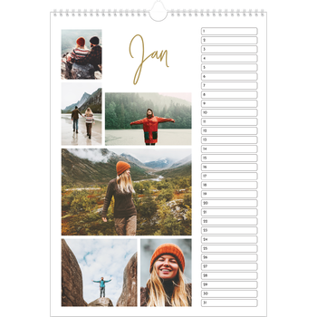 Fotokalender A3 — Handgeschreven