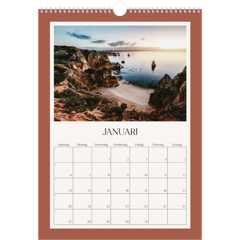 Fotokalender A3 — Klassieke kleuren