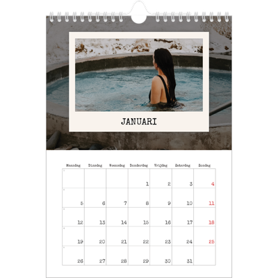 Fotokalender A4 (20 x 30 cm) — De portretselectie [Januari]