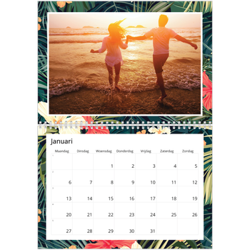 Fotokalender A4 Dubbel — Tropische planten
