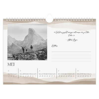 Fotokalender A4 — Welzijn quotes [omslag]