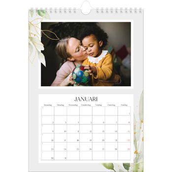 Fotokalender A4 — Bloemen splash