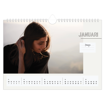 Fotokalender A4 — Notitie kalender