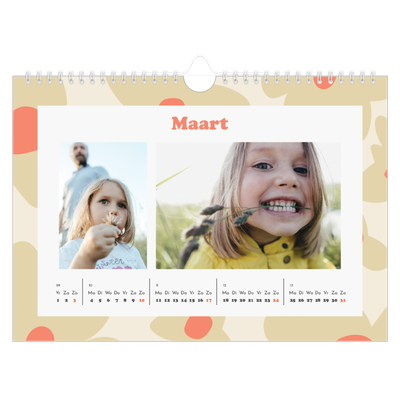 Fotokalender A4 — Speelse patronen [Maart]