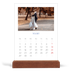 Bureaukalender met houten standaard  — Kobalt klassieker [Maart]