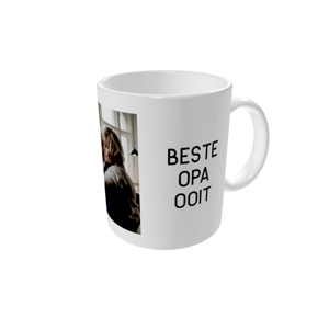 Mok bedrukken — Opa's stijl