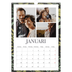 A3 Jaarkalender — Gebloemd behang [Januari]