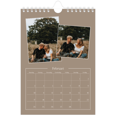 Fotokalender A5 — Gemaakte herinneringen [Februari]