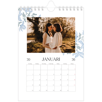 Fotokalender A5 — Elegant bloemig