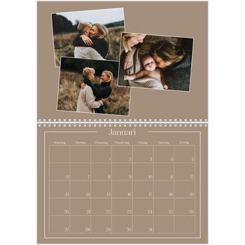 Fotokalender A4 Dubbel — Gemaakte herinneringen