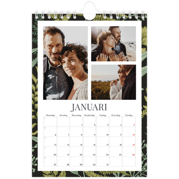 Fotokalender A5 — Gebloemd behang