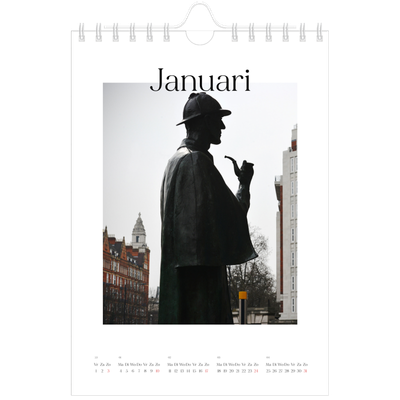 Fotokalender A5 — Mijn reisverhaal - Londen [Januari]