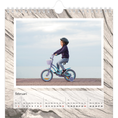 Jaarkalenders vierkant — Boomschors [Februari]