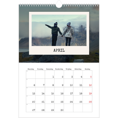 A3 Jaarkalender — De portretselectie [April]