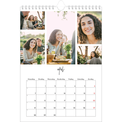 Fotokalender A4 (20 x 30 cm) — Foto arrangement [April]