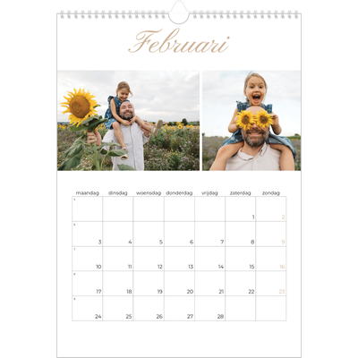 A3 Jaarkalender — Fotobox [Februari]
