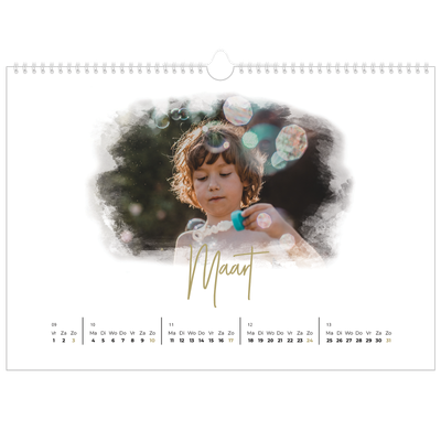 Fotokalender A3 — Foto effect [Maart]