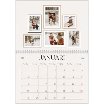 Fotokalender A4 Dubbel — Fotowand gallerij