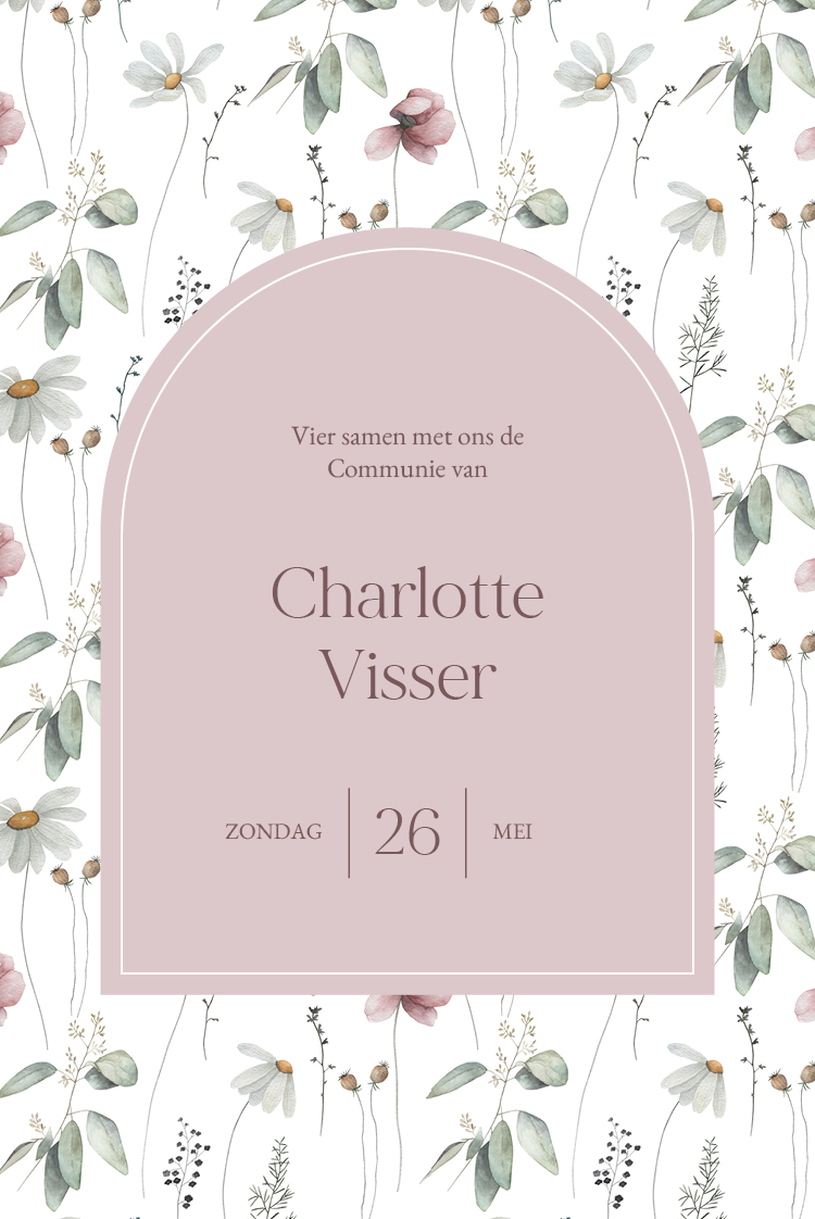 Uitnodigingen — Lange stengels