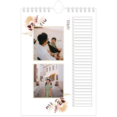 Fotokalender A5 — Bohemian [April]