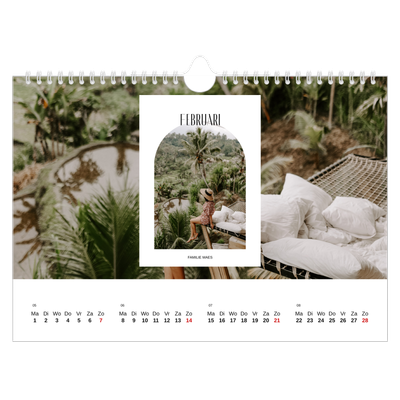 Fotokalender A4 — De open boog [Februari]
